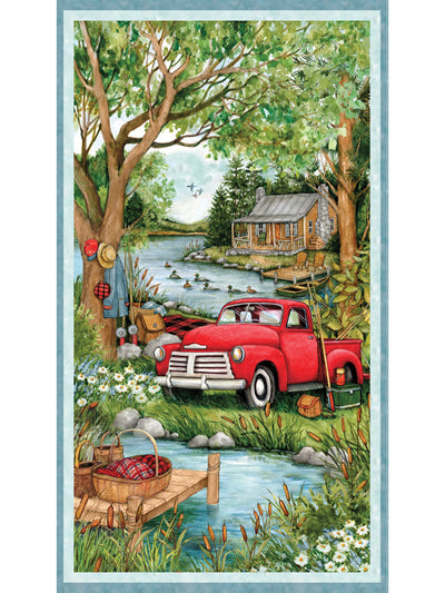 Down By The Lake panel - 2023-39726-743 - 24"(61cm)