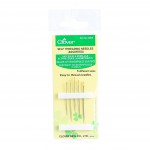 Clover Self Threading Needles - 5 pack - assorted sizes - 2006CV