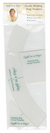 Quilt in a Day - Double Wedding Ring Templates - 2013QD