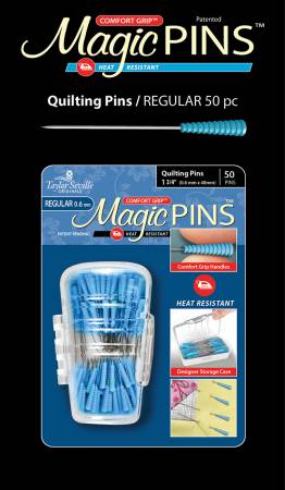 Magic Pins - Regular Quilting Pins - 0.6mm x 48 mm (1 3/4")  - 50 pins