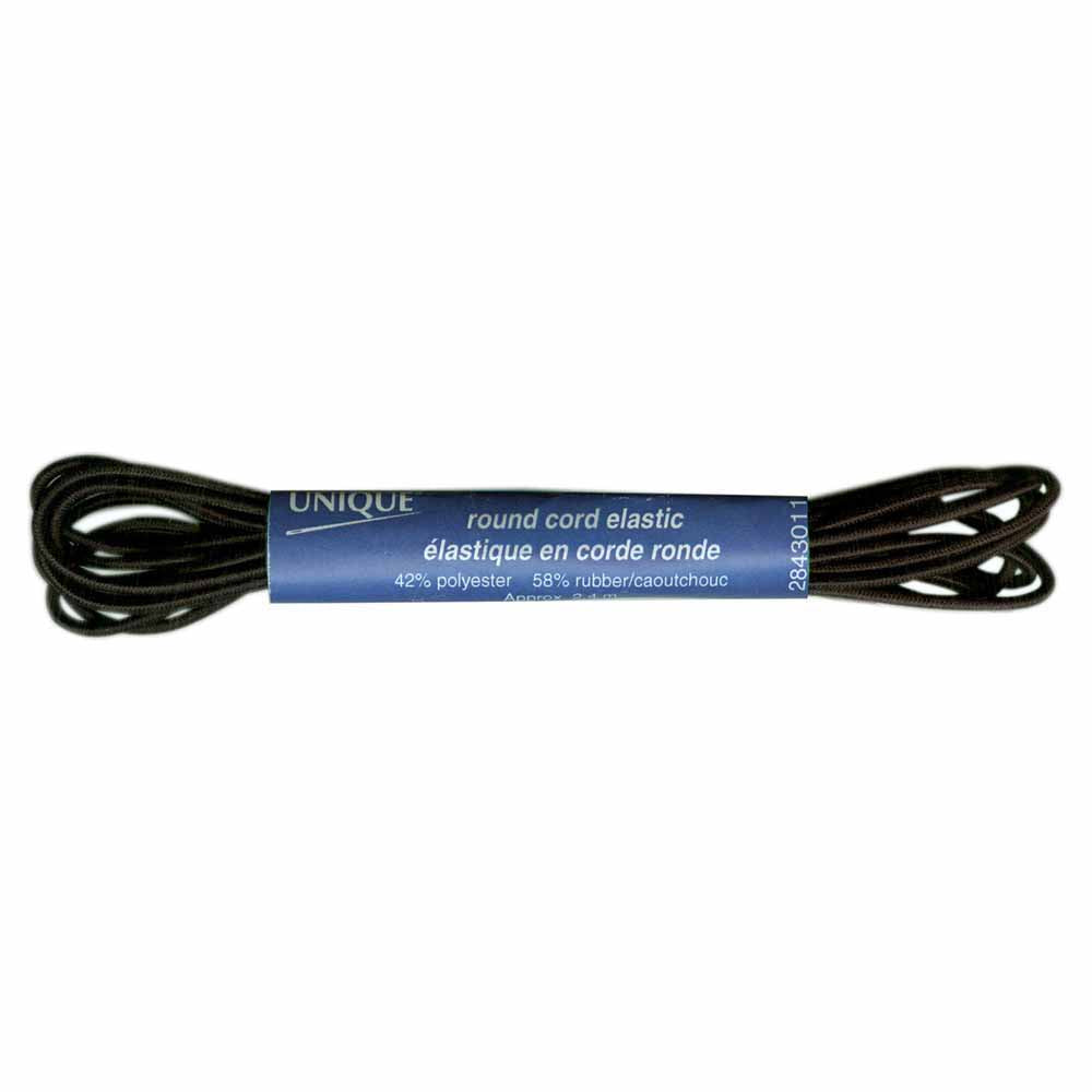 Round Cord Elastic - Black - 1.5mm x 2.4m - 2843011
