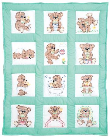 Nursery Quilt Block Teddy Bear - 300-892