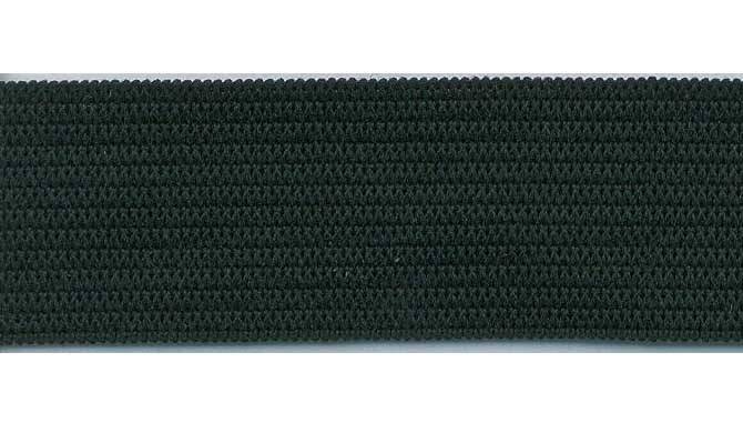 Knitted Elastic - Black - 1/4"(6mm) - per meter - B6-1/4