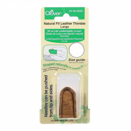 Natural Fit Leather Thimble Large - 6030CV