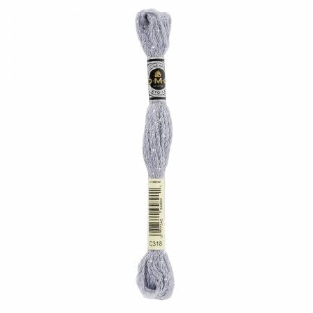 DMC Etoile Floss - Light Steel Grey - 617-C318 - 8 meters