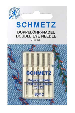Schmetz Double Eye Needle - 80/12 - 705DE