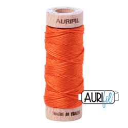 Aurifil Floss - 1104 - Neon Orange - Small Spool