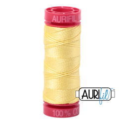 Aurifil Thread - 2115 - Lemon - 12wt - Small Spool