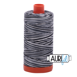 Aurifil Thread - 4665 - Graphite Variegated - 50wt - Large Spool