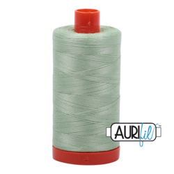 Aurifil Thread - 2880 - Pale Green - 50wt - Large Spool