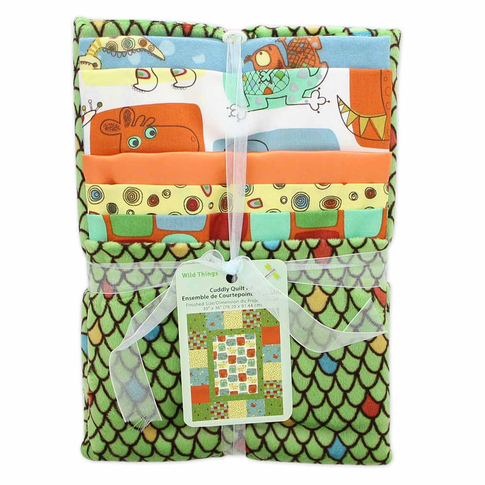 Cuddly Quilt Kit - Wild Things - 9420004 - 30" x 36"