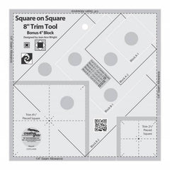 Creative Grids Square on Square 8" Trim Tool - CGRJAW8