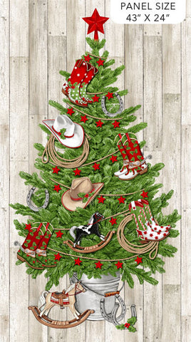 Howdy Christmas - Taupe Multi panel - DP24610-11 - 24"(61cm)