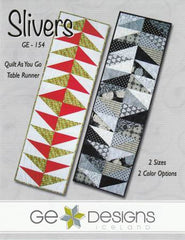 Slivers - Quilt As You Go Table Runner Pattern - GE-154