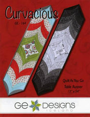 Curvacious - Quilt As You Go Table Runner Pattern - GE-164