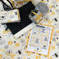 Honey Bee Good Quilt Kit - 66.5" x 77.5"