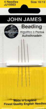 John James Beading Needles Assorted Size 10/13 - 4needles - JJ10503