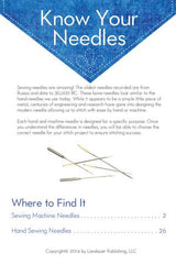 Know Your Needles Booklet - by Liz Kettle - L113275