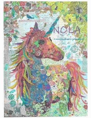 Nola - A Unicorn Collage pattern - LHFWNOLA