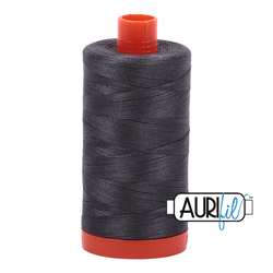 Aurifil Thread - 2630 - Dark Pewter - 50wt - Large Spool
