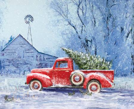 Picture A Christmas Truck - 36" X 43.5" Panel - PD12373R-TRUCK