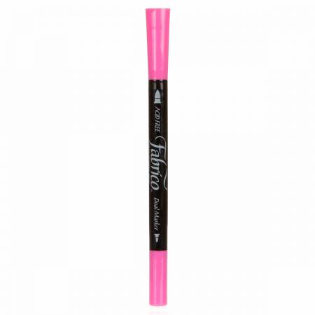 Fabrico Dual Marker Dual Tip Pen Brush/Bullet Tip - Cherry Pink - PF000-115
