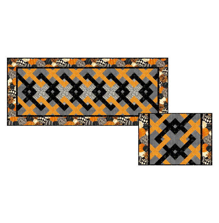 Intertwined Pattern - Table Runner and Placemats - PTN2956-10