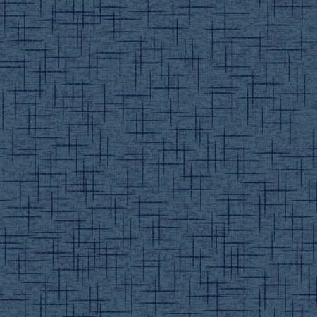 Linen Texture backing - Navy - MASQB204-N - 108" wide