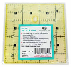 Select Non Slip ruler - 3.5” x 3.5” - QS-RUL3.5