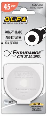 Olfa Endurance Rotary Blades (2) - 45 mm - RB45H-2 1139991