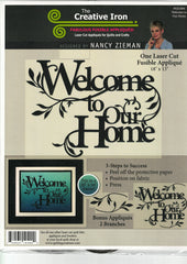 Welcome to Our Home - Laser Cut Applique - NZ1004QC