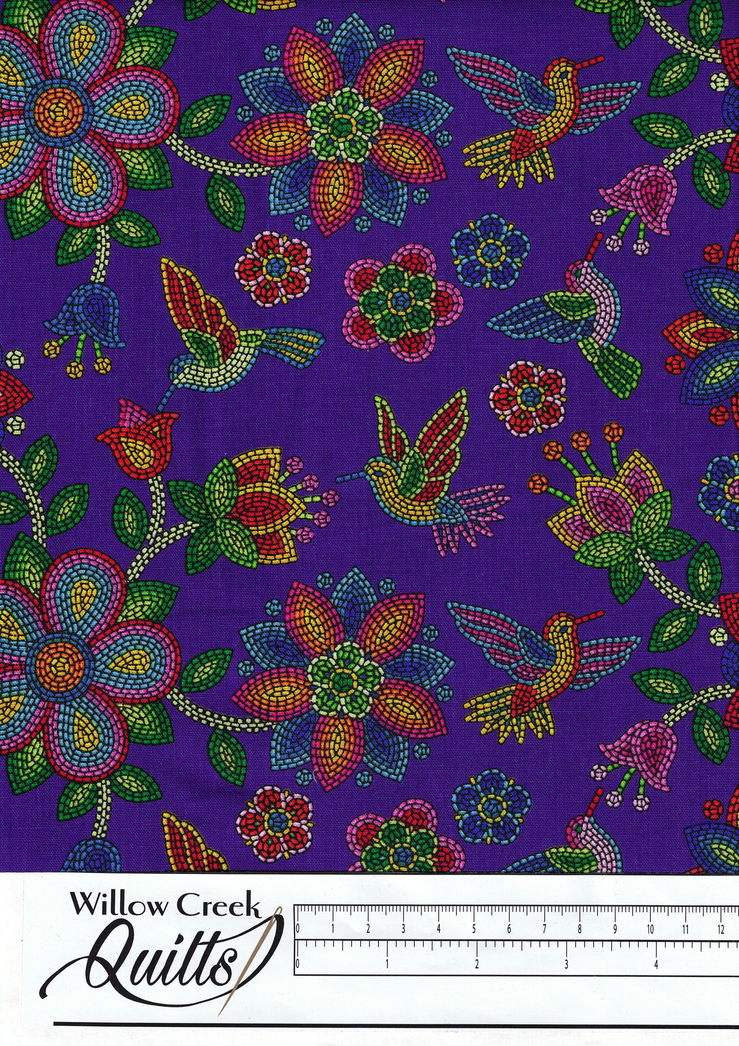Tucson - Purple Beaded Hummingbird - E640 - 640