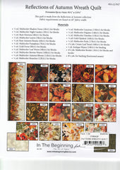 Reflections of Autumn - Wreath Quilt pattern - ITBRAQP
