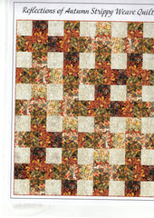 Reflections of Autumn - Strippy Weave Quilt pattern - ITBRAWSWP