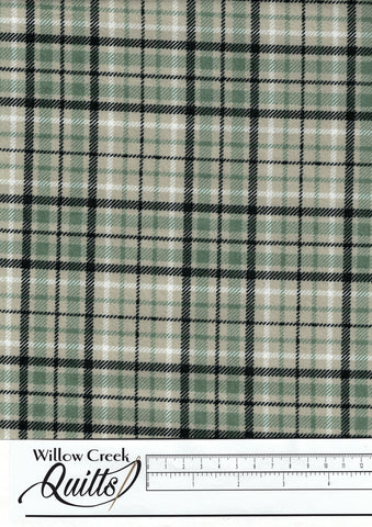 Frosted Forest flannel - Light Plaid - Beige Multi - F24304-12