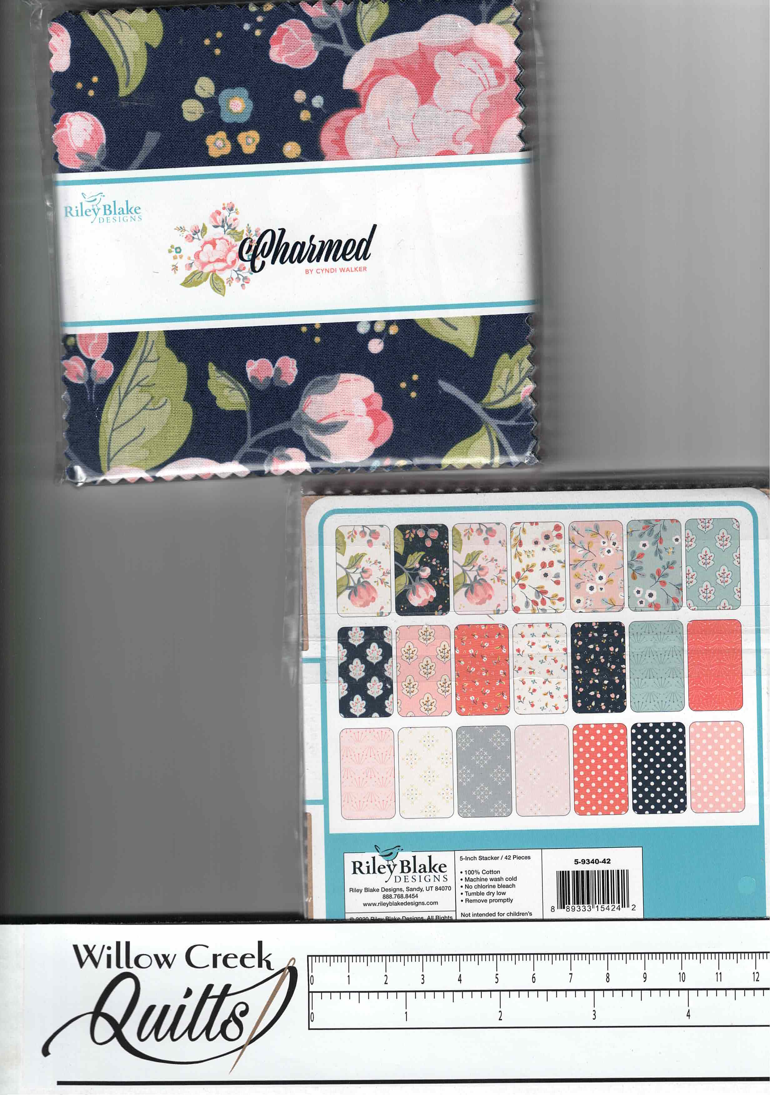 Charmed - 5" squares - charm pack - 5-9340-42