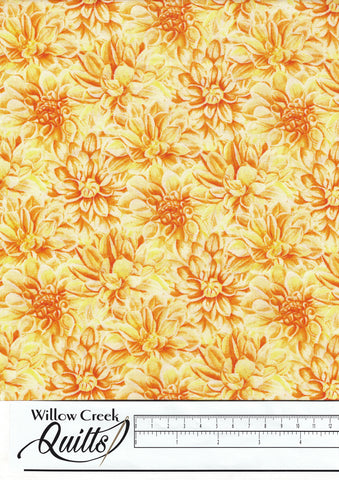 Morning Blossom - Dahlia Toss - Yellow - 24923-52