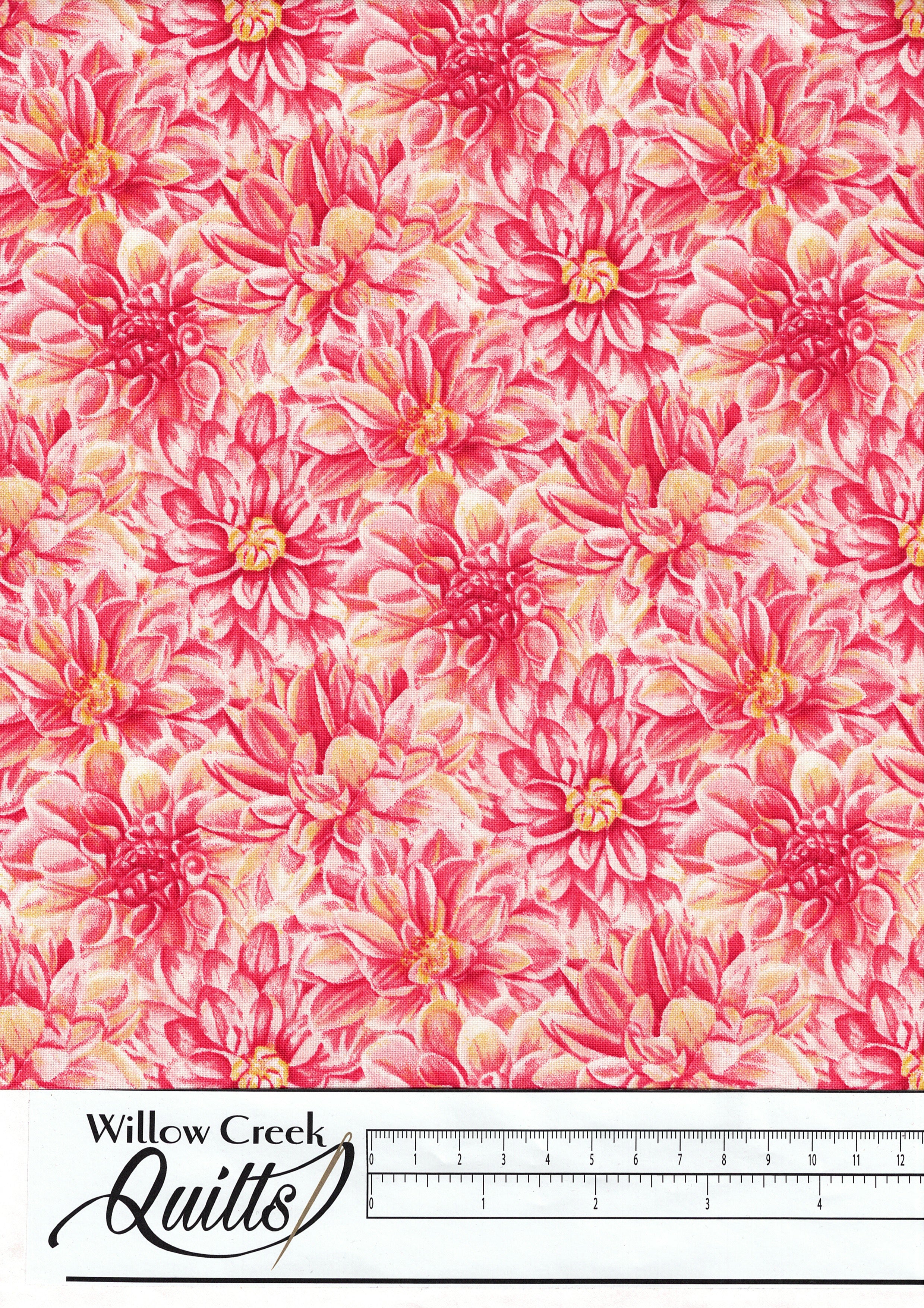 Morning Blossom - Dahlia Toss - Coral - 24923-54