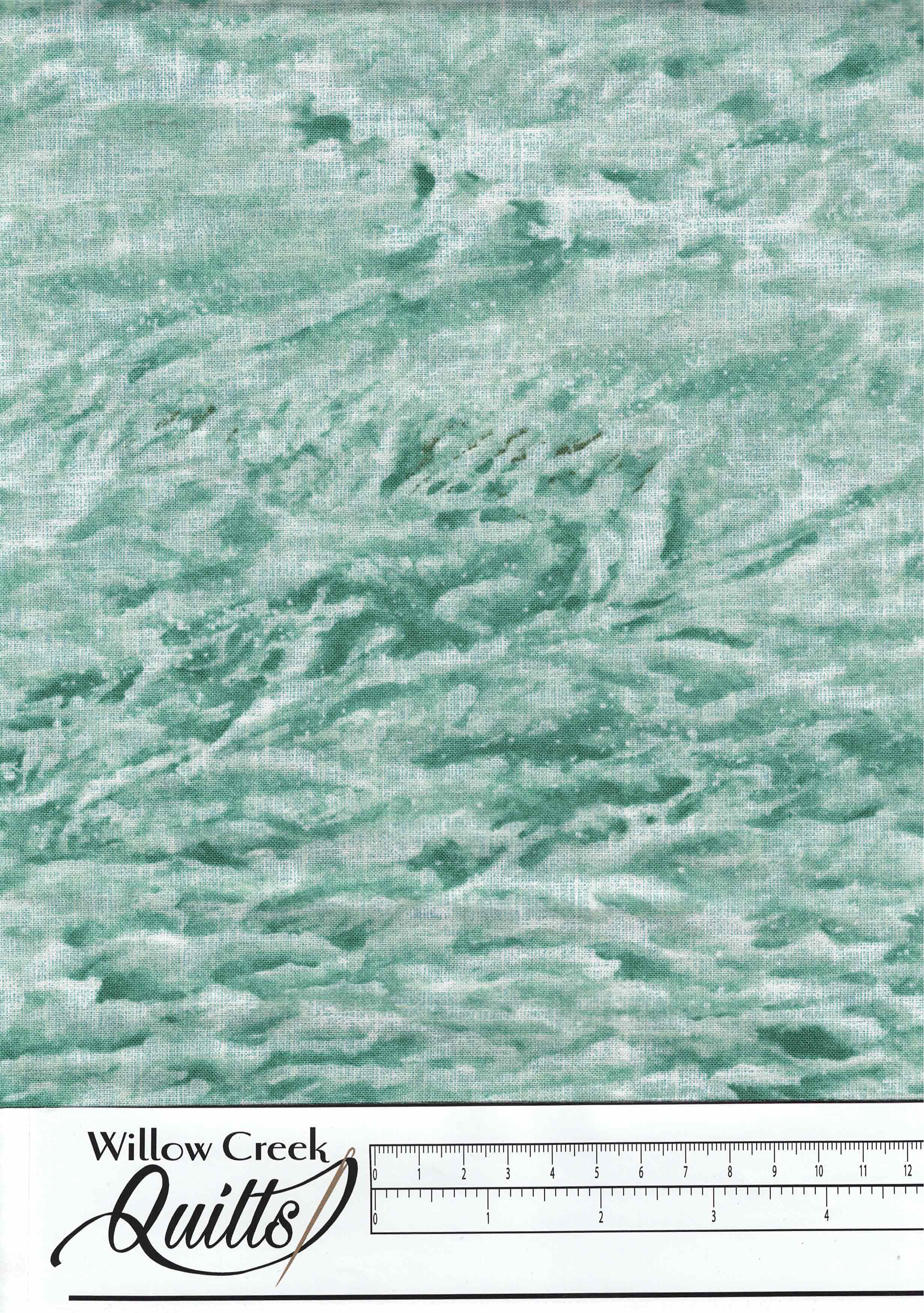 Rod and Reel - Waves in Linen - Dark Aqua - 23334-62