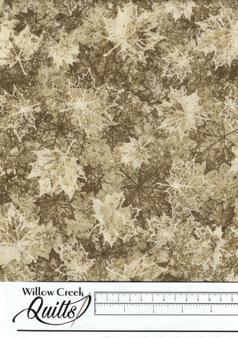 Oh Canada 10th Anniversary - Large Leaves - Beige Multi - 24266-14