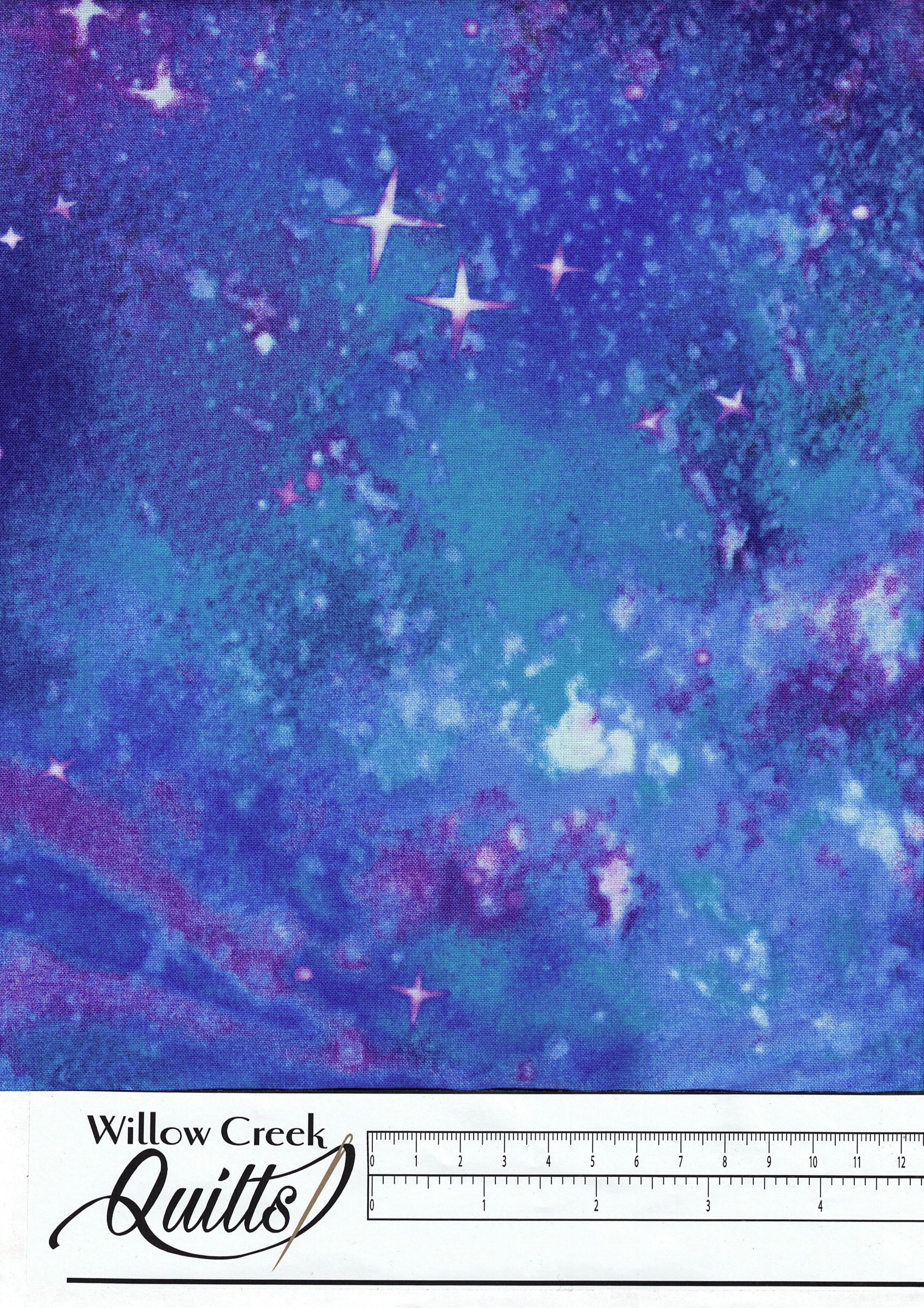 Unicorn Dreams - Starry Night Texture - Royal Multi - 2726-77