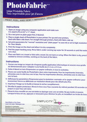 Photo Fabric - Computer Printable Fabric - 5 sheets - 10601016C