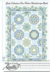 Leah Collection One Fabric Kaleidoscope Quilt pattern - ITBTLCKP