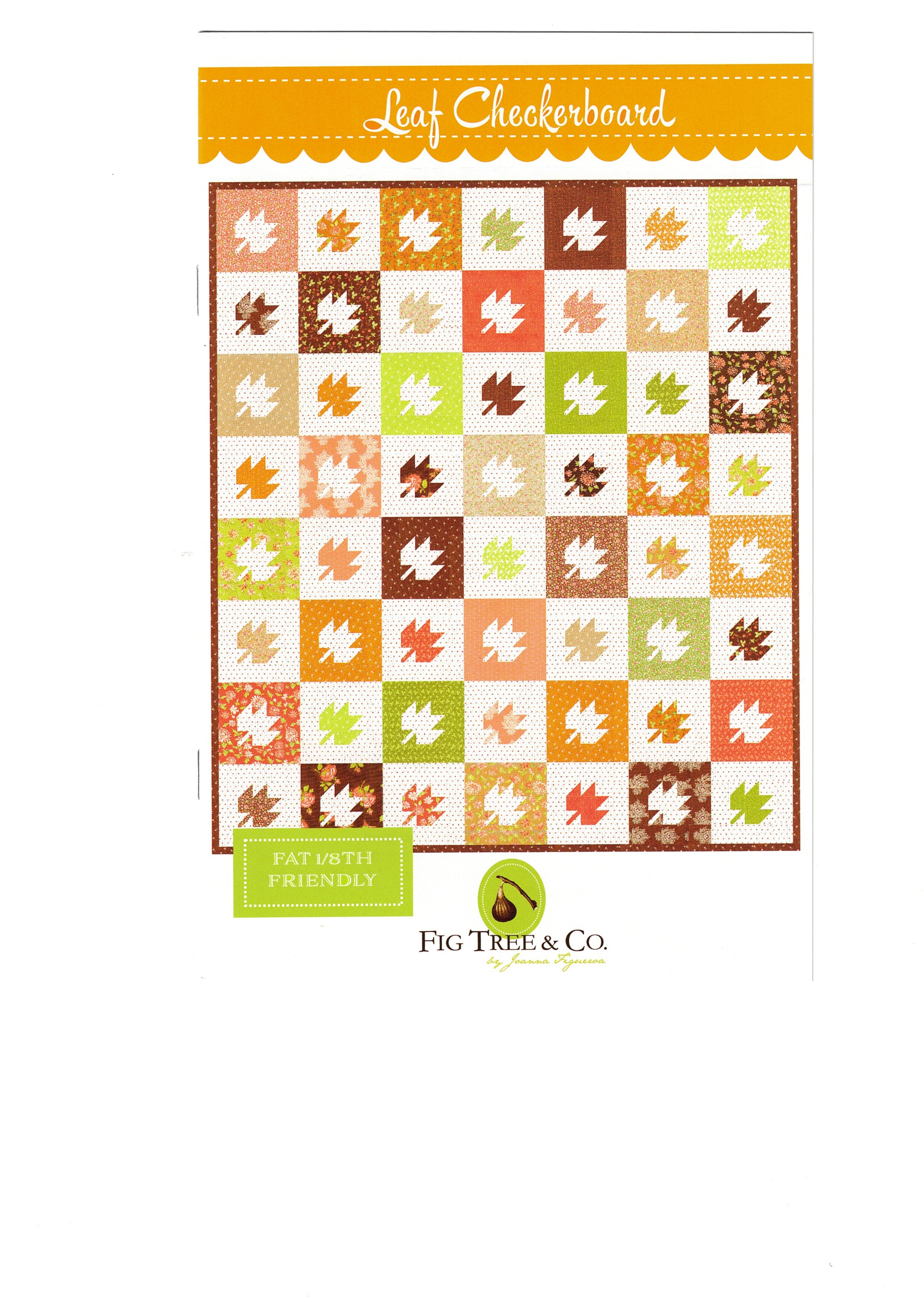 Leaf Checkerboard pattern - 1854 - P03839