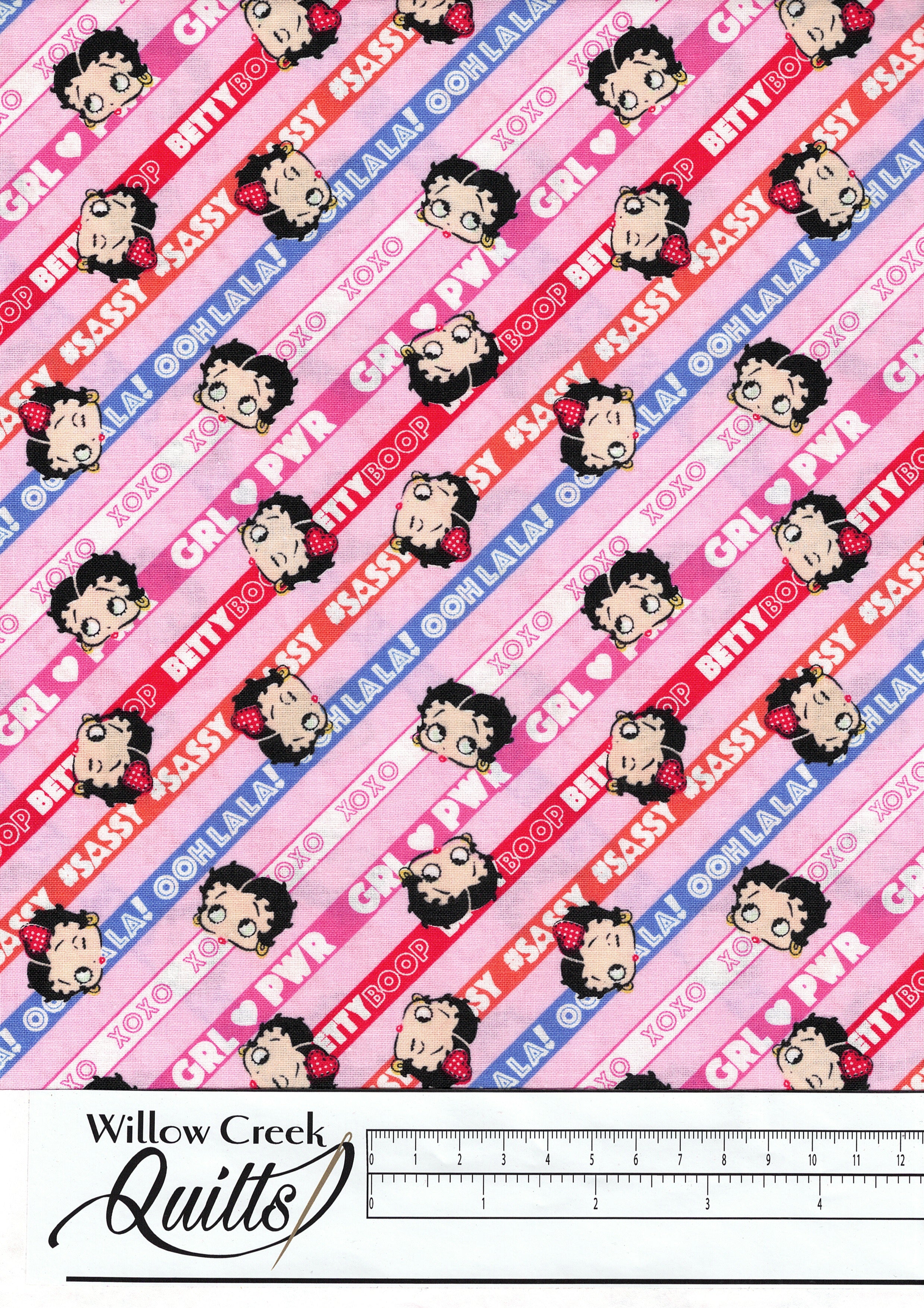 Betty Boop - Betty Girl Power Stripe - Pink Rose - 45100406-01