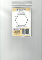 Hexagons - 1.5" - Small Pack - 50 pieces - HEX150S