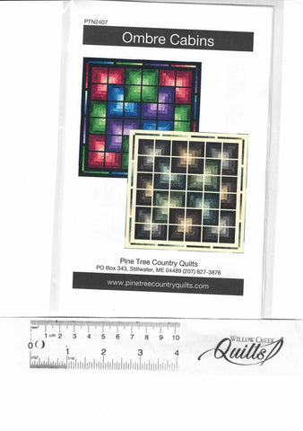 Ombre Cabins pattern - PTN2407