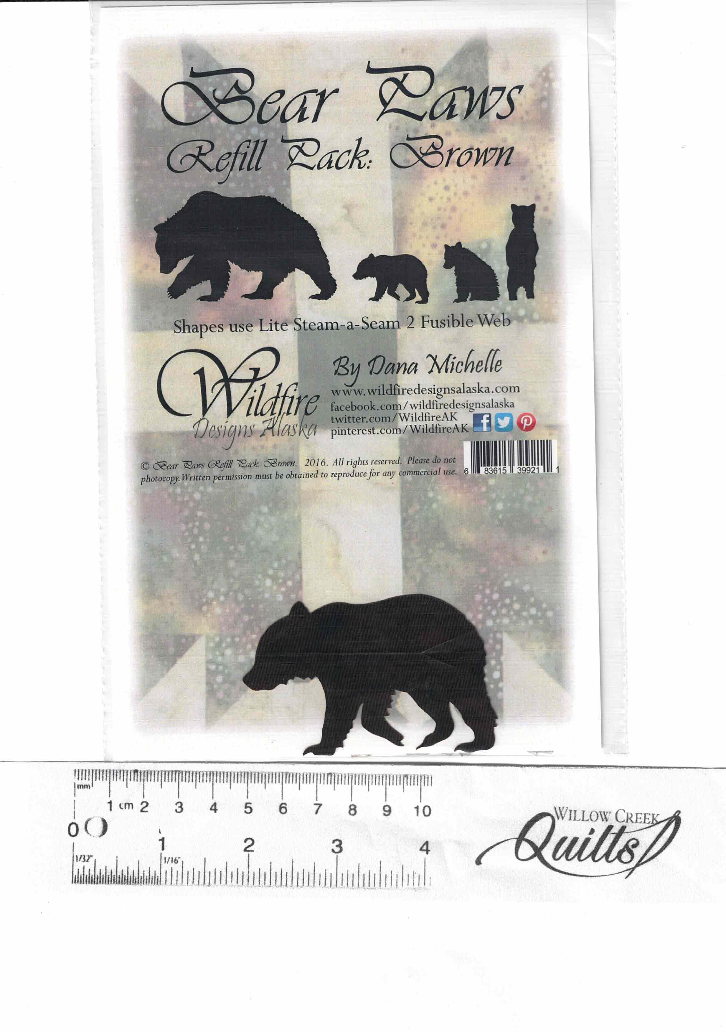 Bear Paws Refill Pack - Brown - WDA1601RBR