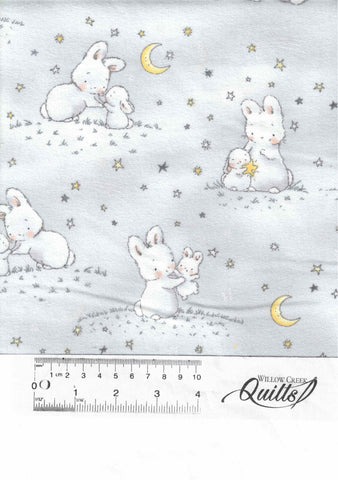 Little Star Flannel - Grey - CF6453