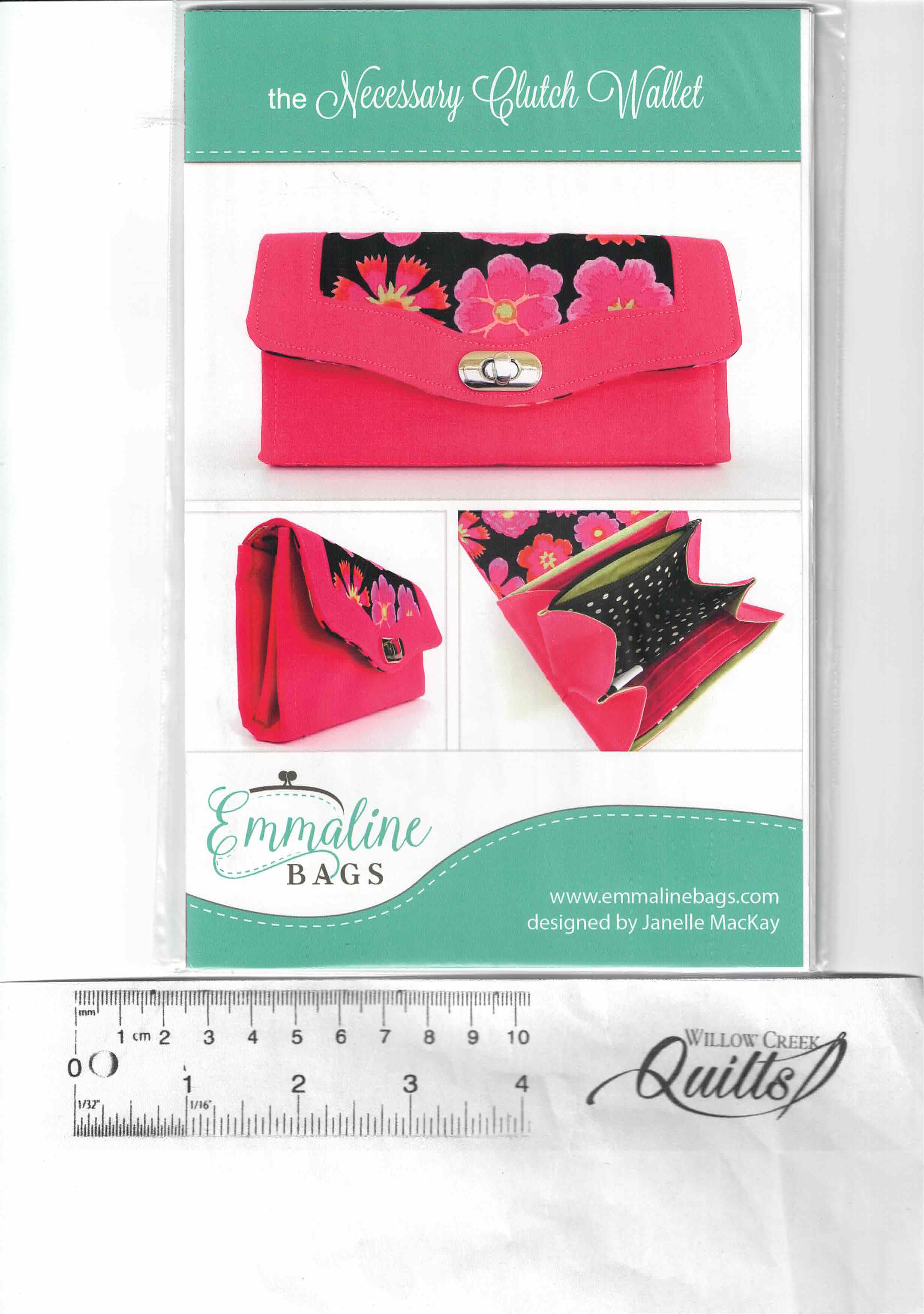 The Necessary Clutch pattern - Emmaline Bags - EMMB-101